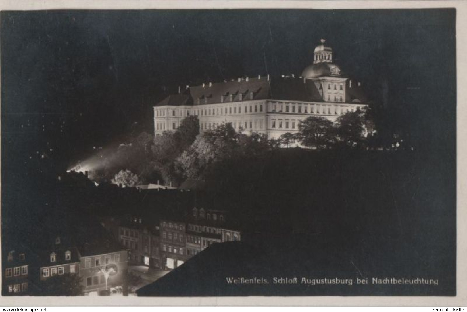 70925 - Weissenfels - Augustusburg, Nachtbeleuchtung - 1930 - Weissenfels