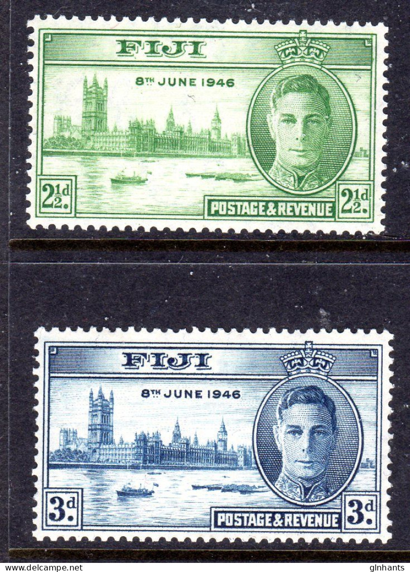 FIJI - 1946 VICTORY SET (2V) FINE MNH ** SG 268-269 - Fiji (...-1970)