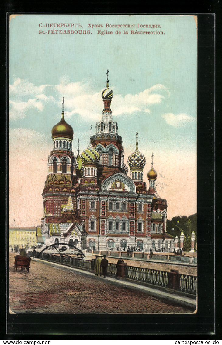 AK St.-Pétersbourg, Eglise De La Résurrection  - Rusia