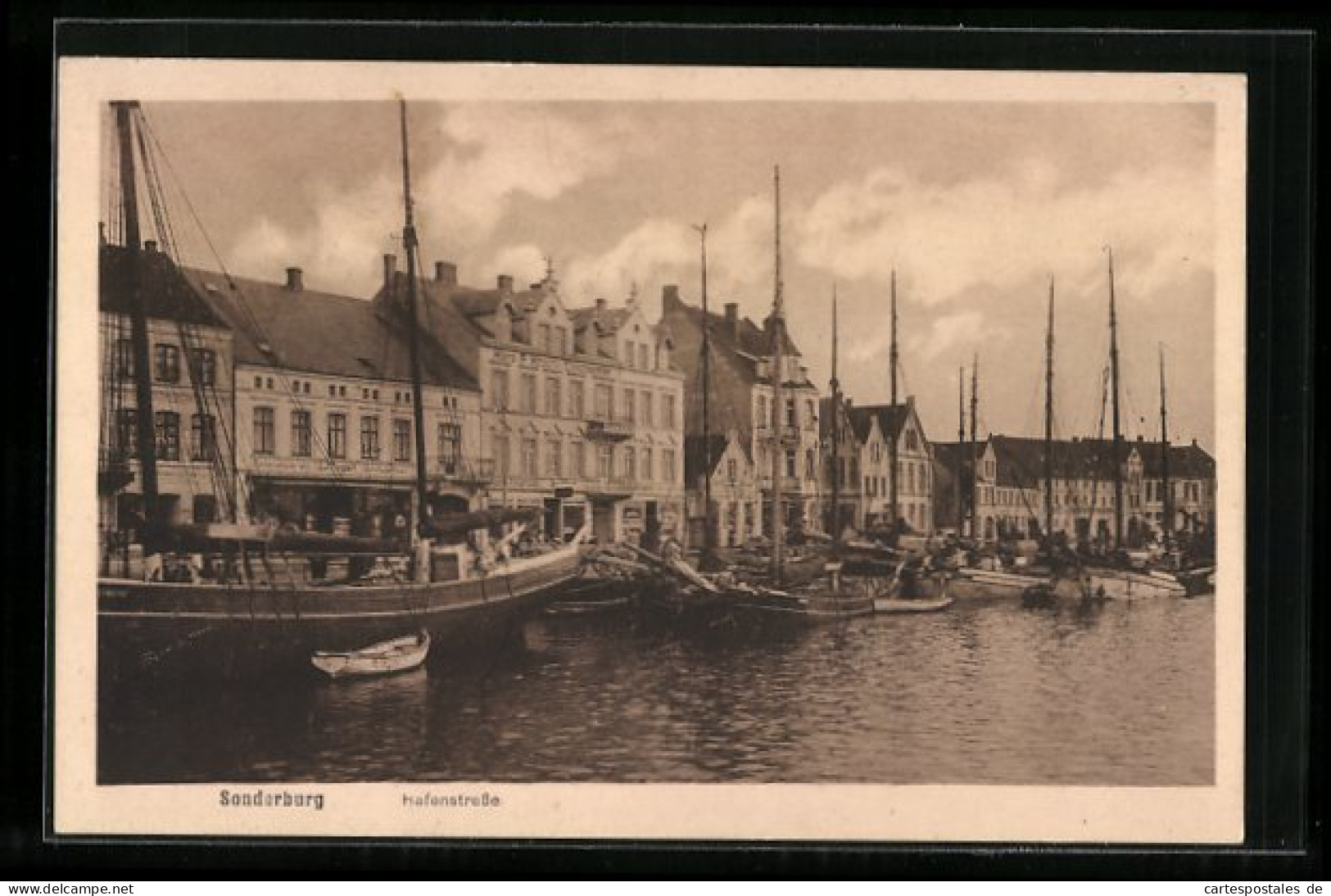 AK Sonderburg, Hafenstrasse  - Denmark