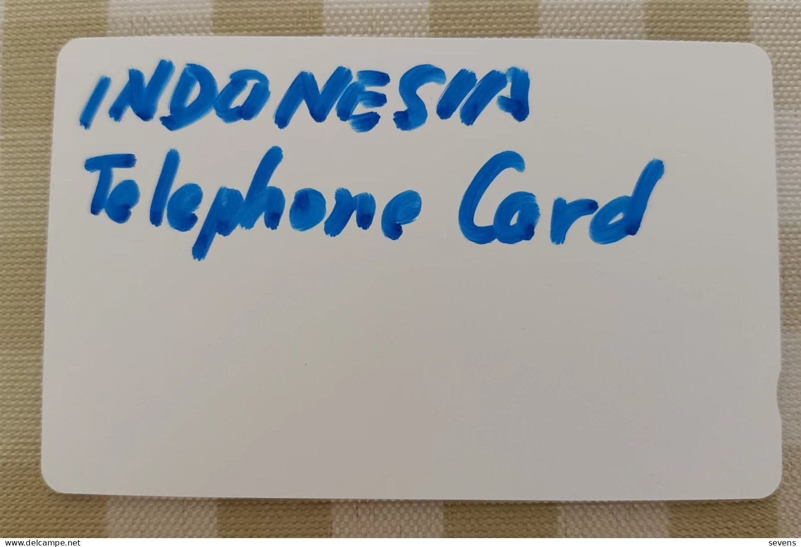 White Card, Demo Or Sample, Mint With Written On Card - Indonesia