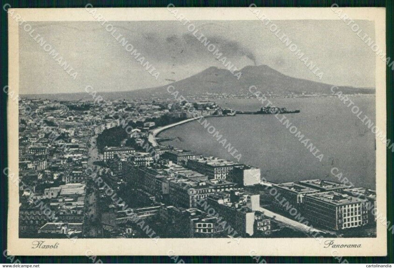 Napoli Città Veduta Generale Vesuvio Cartolina MX8149 - Napoli