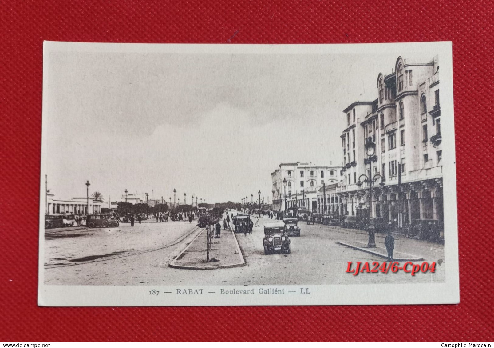 RABAT : Boulevard Galliéni - RARE CLICHÉ - - Rabat