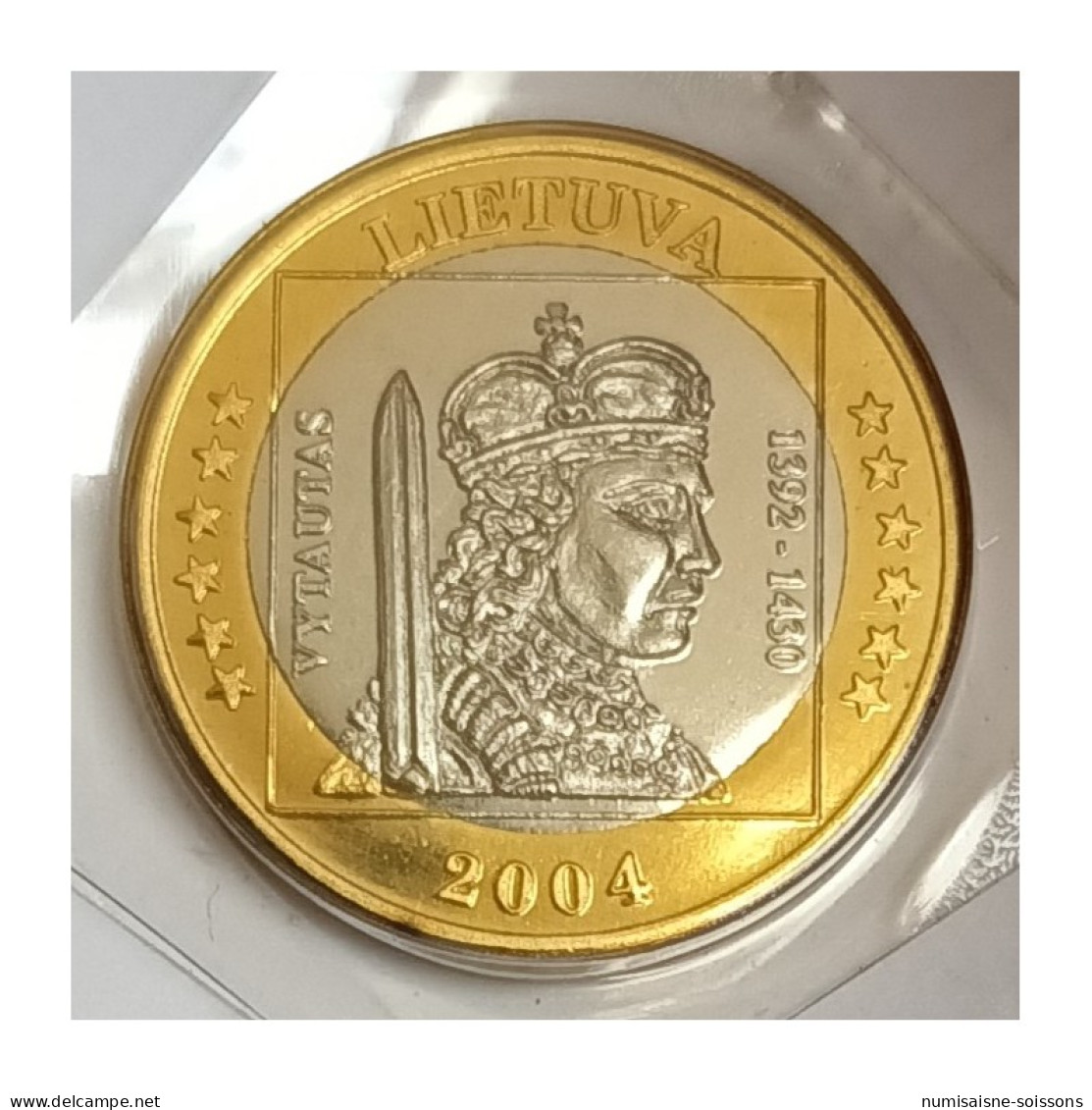 LITUANIE - 1 EURO 2004 - ESSAI - SPL - Lituania