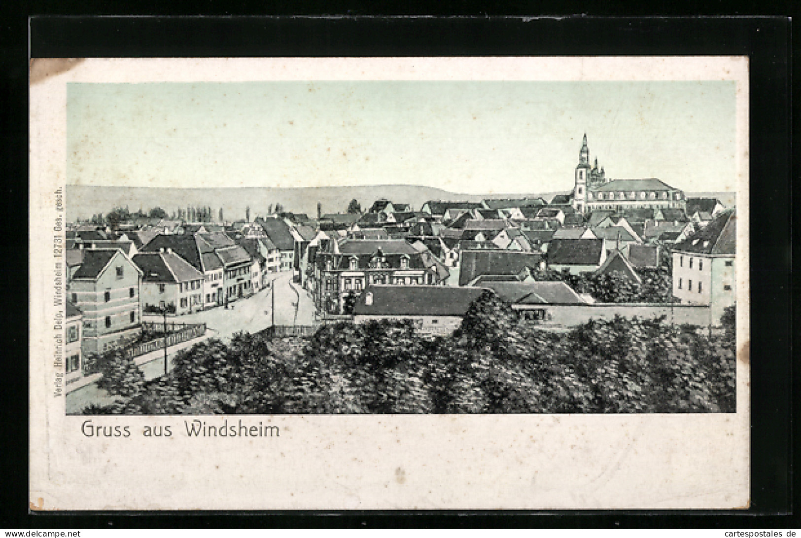 AK Windsheim, Teilansicht  - Bad Windsheim