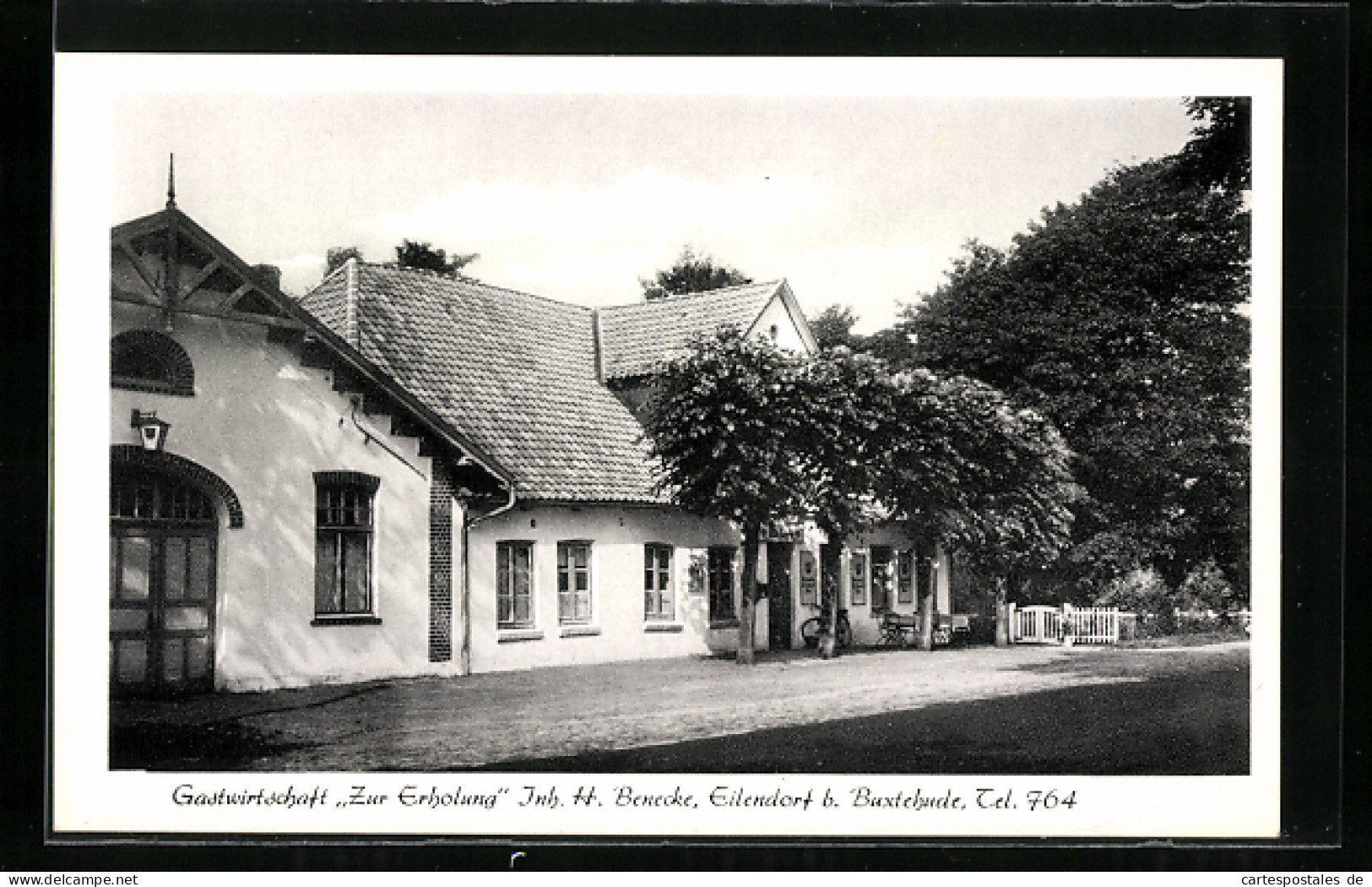 AK Buxtehude, Gasthaus Zur Erholung  - Buxtehude