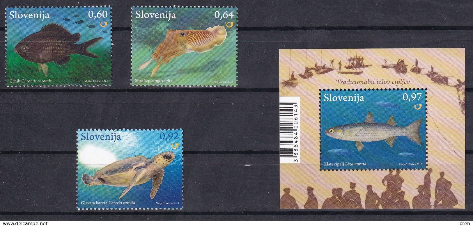 Slovenia 2013,MARINE LIFE,mnh - Slovénie