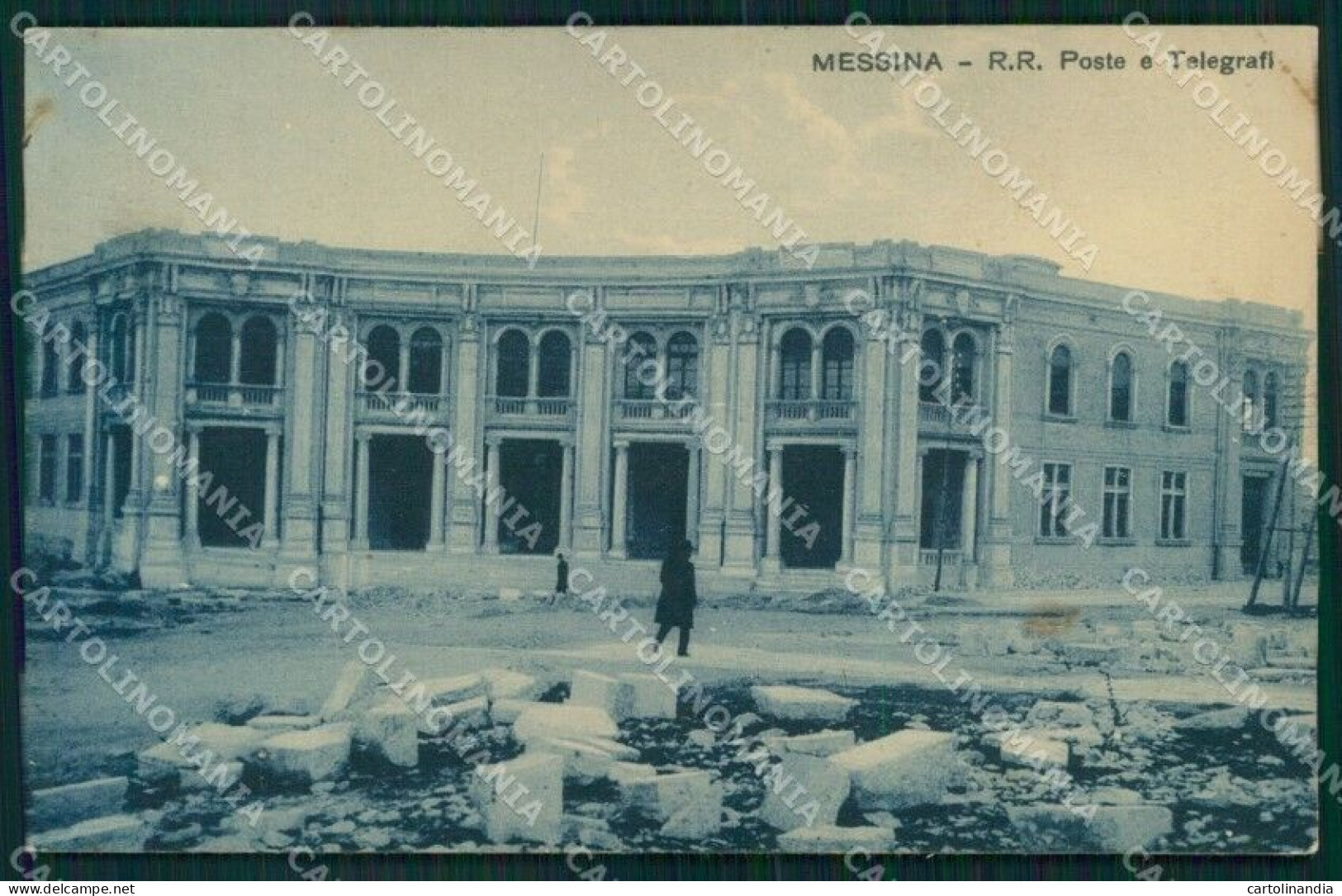 Messina Città Poste Telegrafi Cartolina MX0548 - Messina