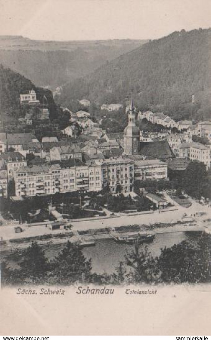 5398 - Bad Schandau - Sächs. Schweiz - Schandau - Totalansicht - Ca. 1925 - Bad Schandau