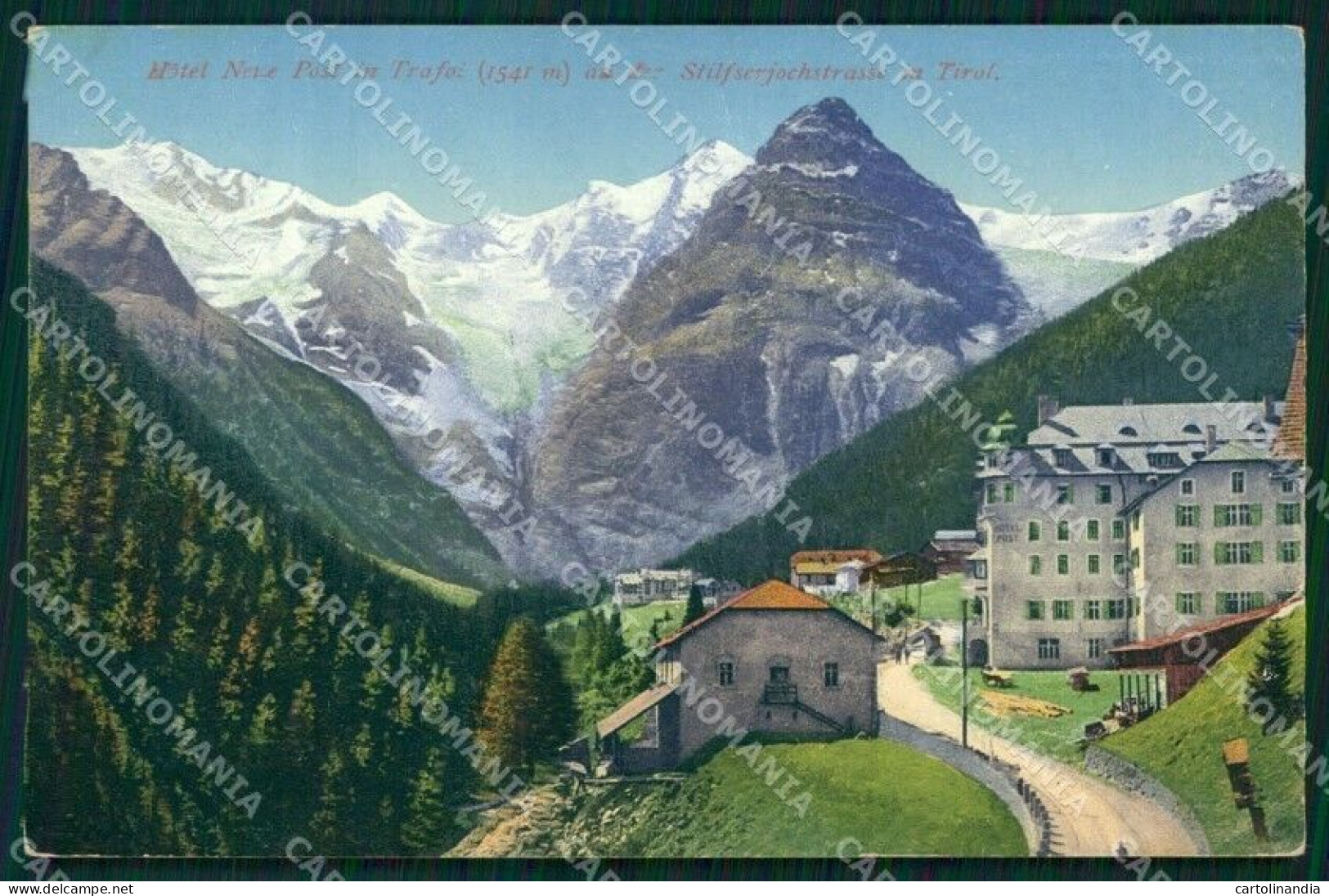 Bolzano Stelvio Trafoi Hotel Neue Post Cartolina MX1536 - Bolzano (Bozen)