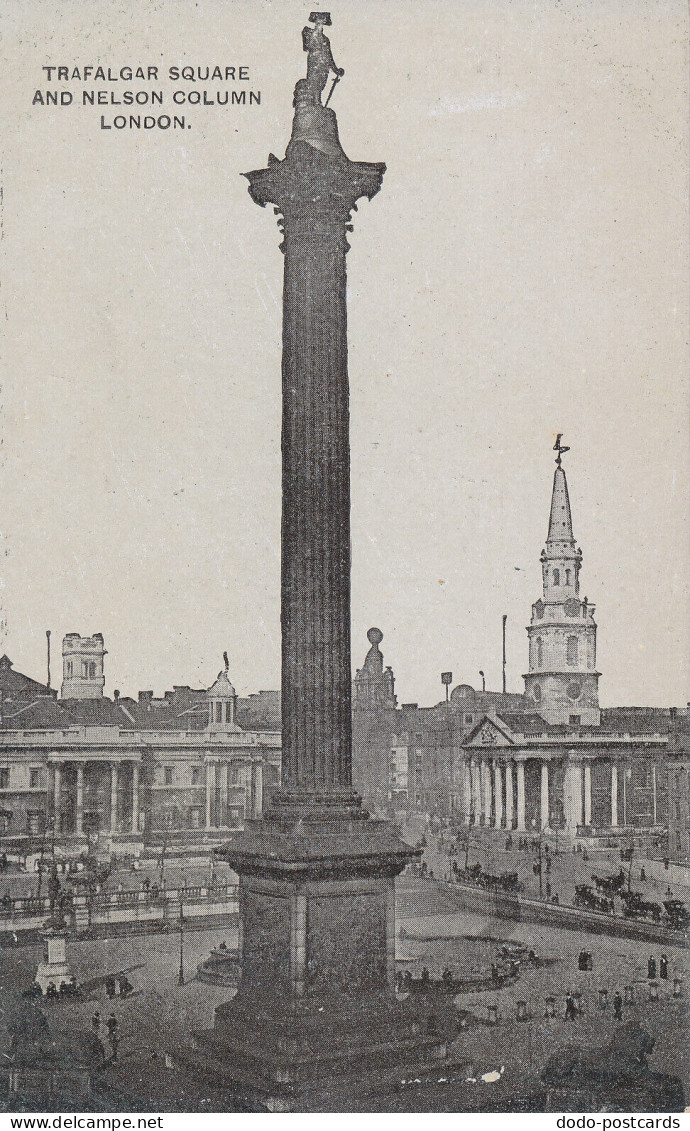 PC44883 Trafalgar Square And Nelson Column London. Auto Photo - Autres & Non Classés