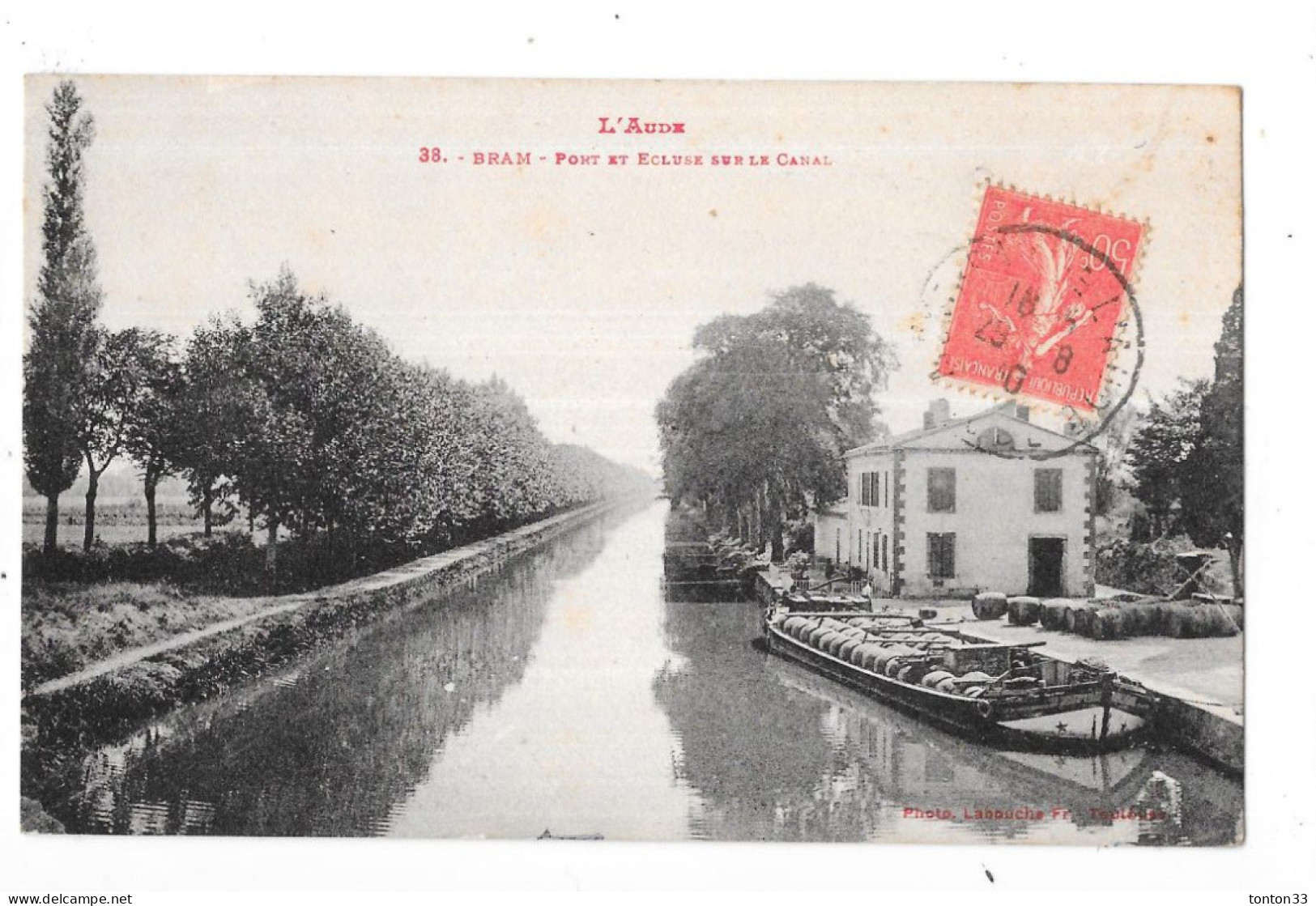 BRAM - 11 - Pont Et Ecluse Sur Le Canal - VUE RARE   - TOUL  5 - - Bram