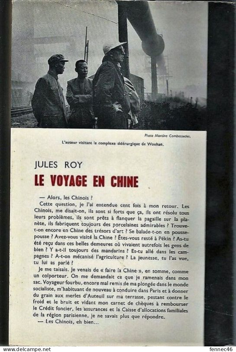 * LE VOYAGE DE CHINE. (Français) Broché – 1 Janvier 1966 De ROY JULES. (Auteur) - Politique