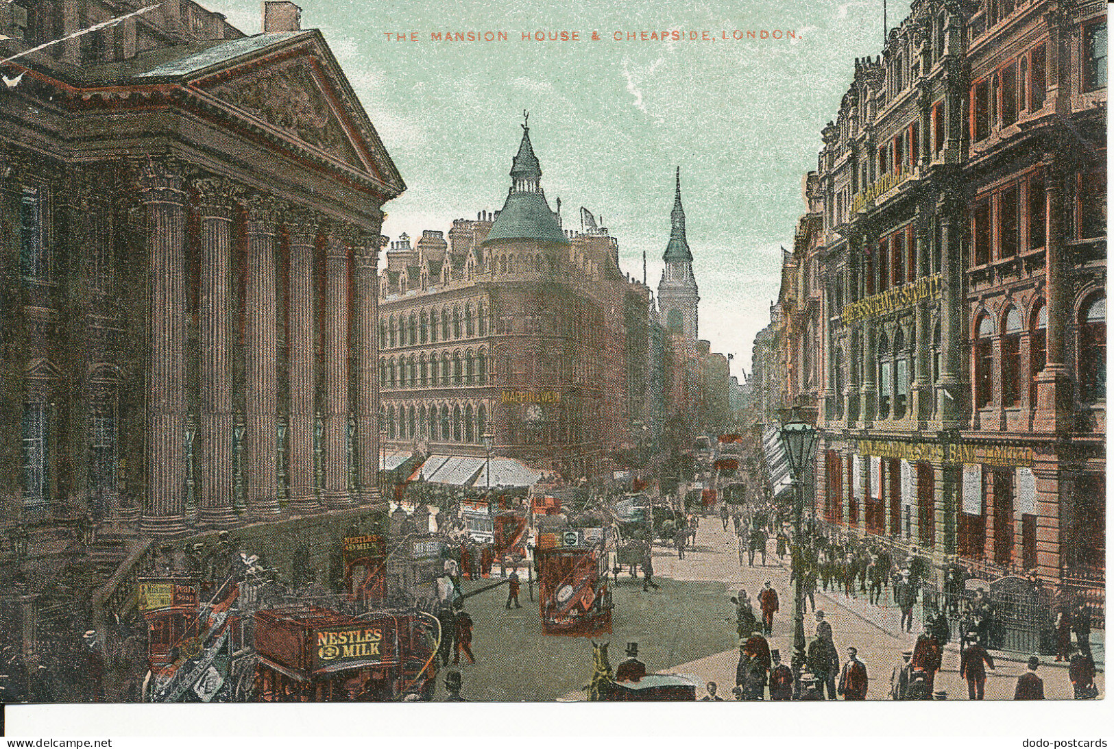 PC45256 The Mansion House And Cheapside. London - Autres & Non Classés