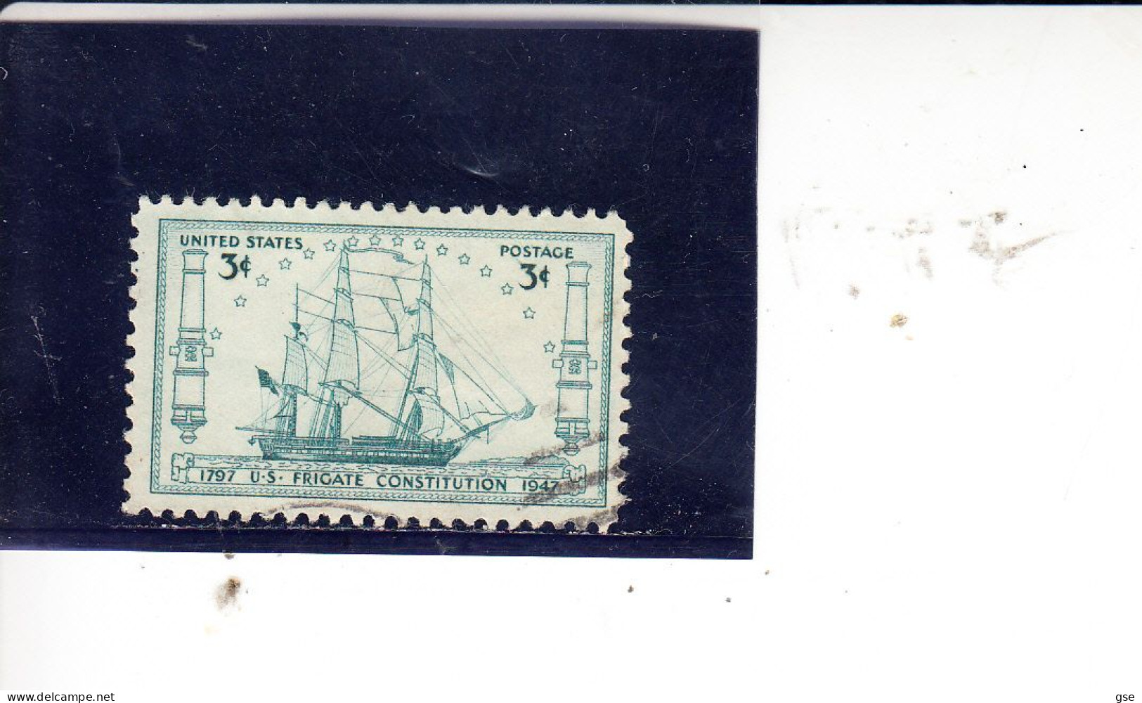 STATI UNITI  1947 - Yvert  502° - Nave Constitution - Used Stamps