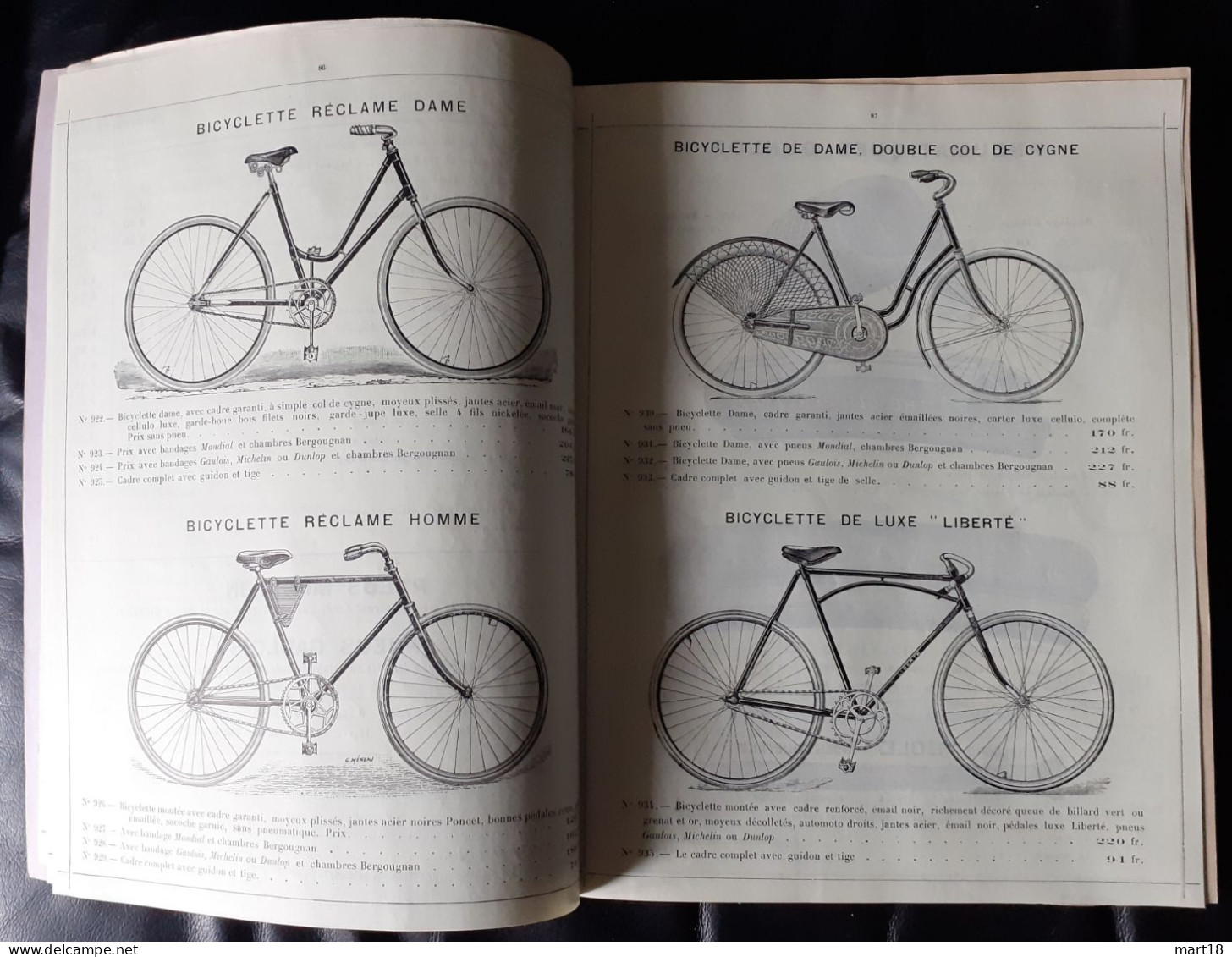Catalogue 1909 / 1910 - Cycles TEISSIER à Chalon (71) - Vélo, Accéssoire, Phare - Motos