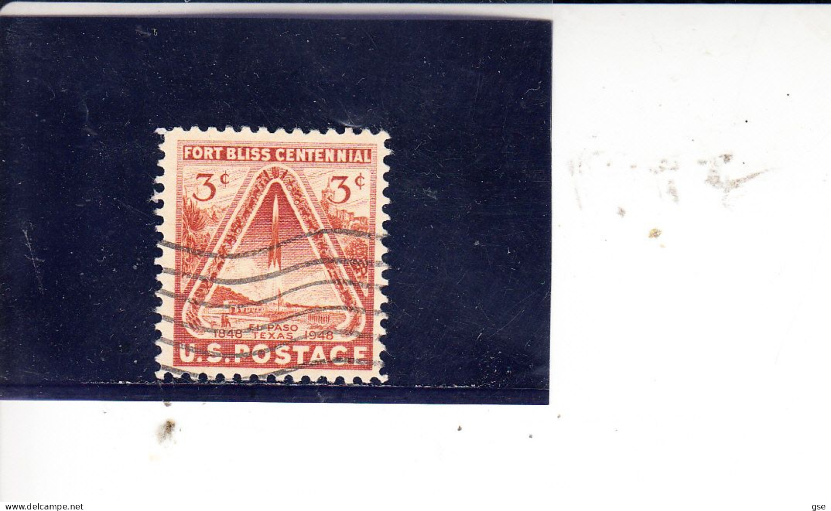 STATI UNITI  1948 - Yvert  527° - Fort Blises - Used Stamps