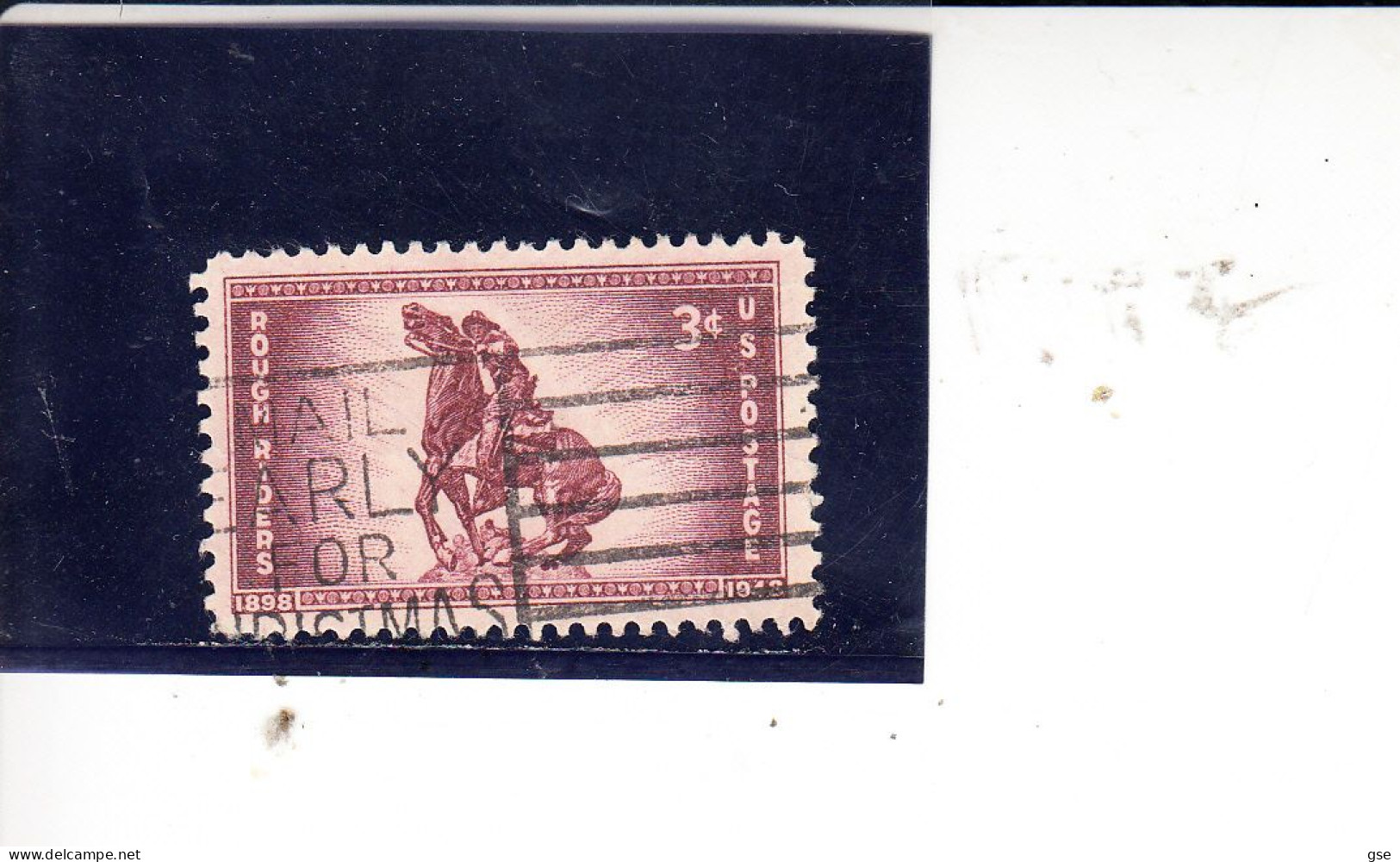 STATI UNITI  1948 - Yvert  524° - Fort Blises - Used Stamps