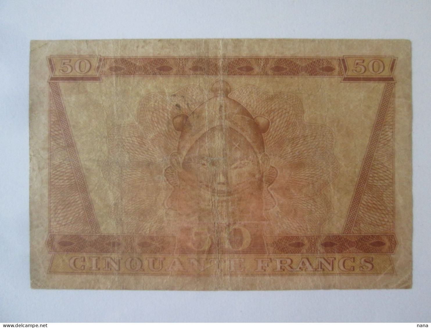 Rare! Guinea 50 Francs 1958 Banknote,see Pictures - Guinee