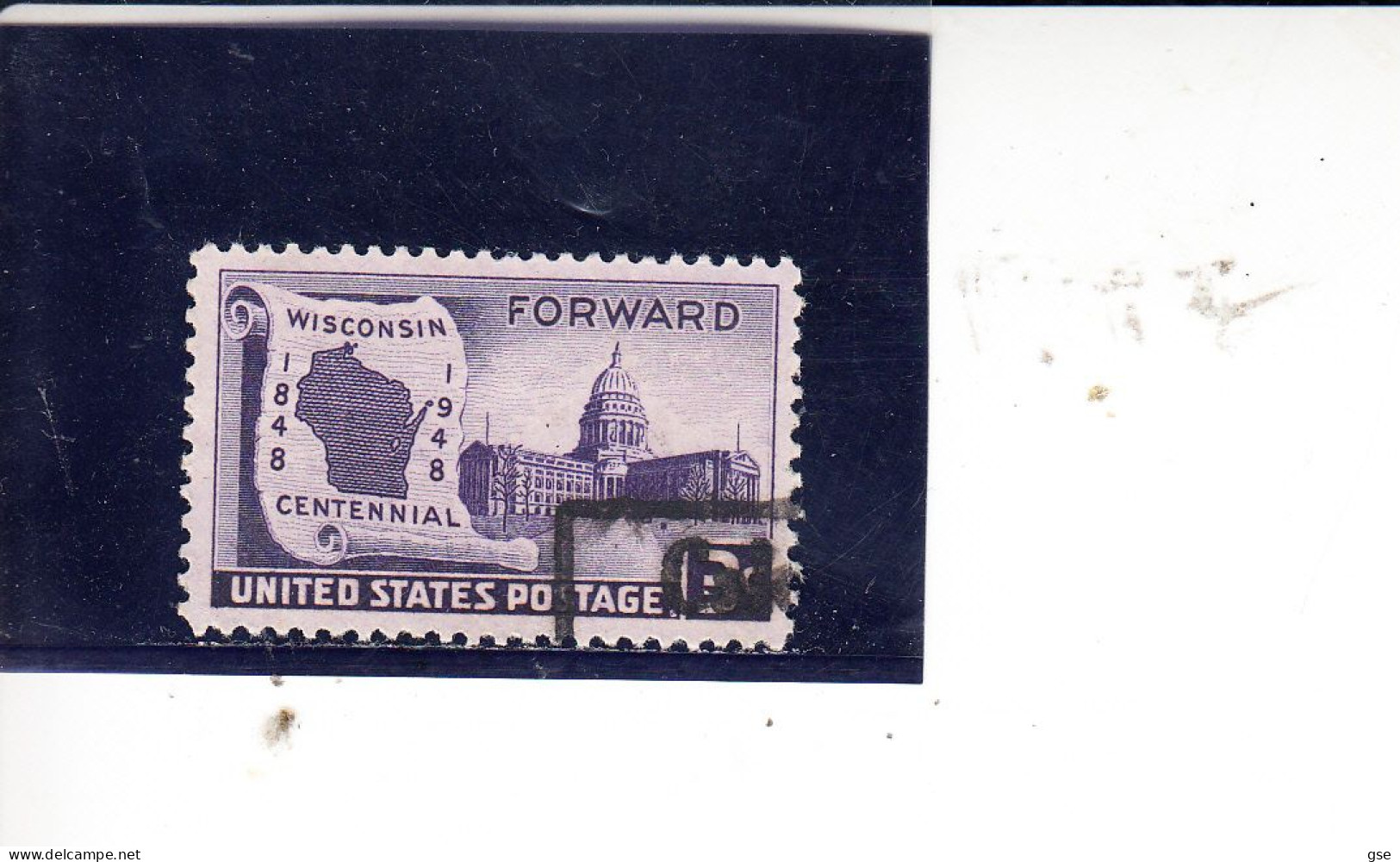 STATI UNITI  1948 - Yvert  507° - Wisconsin - Used Stamps