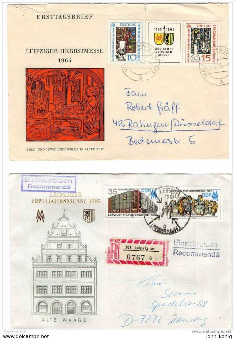 2 X FDC - FIRST DAY-PRIMO GIORNO - GERMANY-GERMANIA - 1971-1980