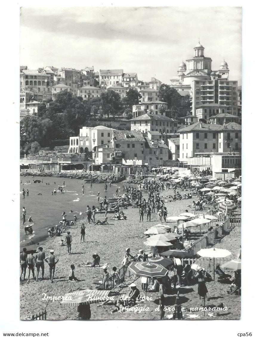 IMPERIA - Plage D'or Et Panorama - Vera Fotog. N°27 - Imperia