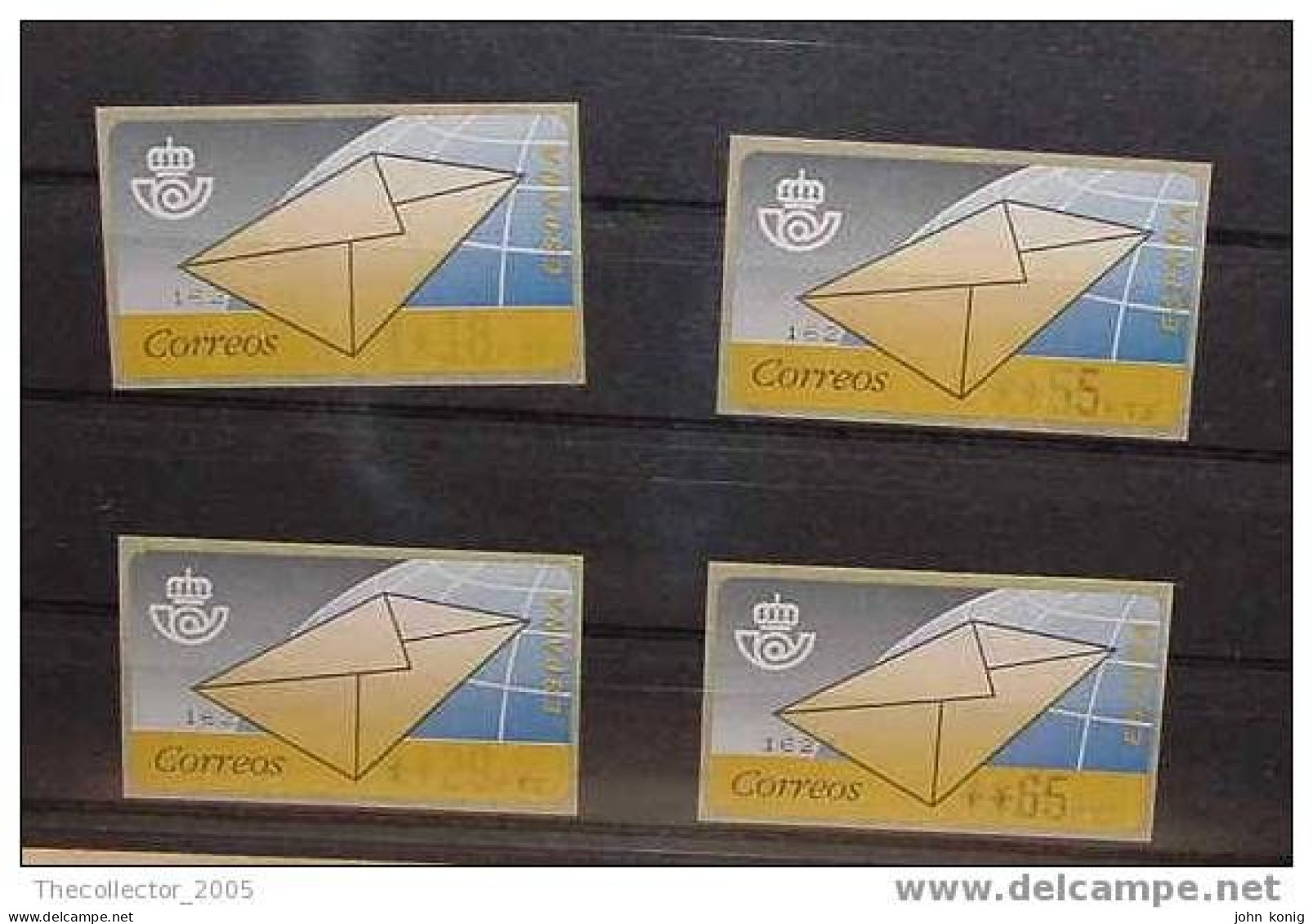 ATM-FRANCOBOLLI AUTOMATICI - SET COMPLETO-COMPLETE SET OF 4 - SPAGNA-SPAIN - Collezioni