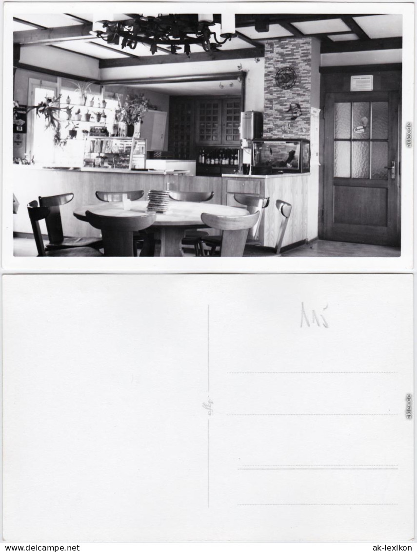 Ansichtskarte  Bar Von Kneipe/Restaurant Innen 1955 Privatfoto - Unclassified