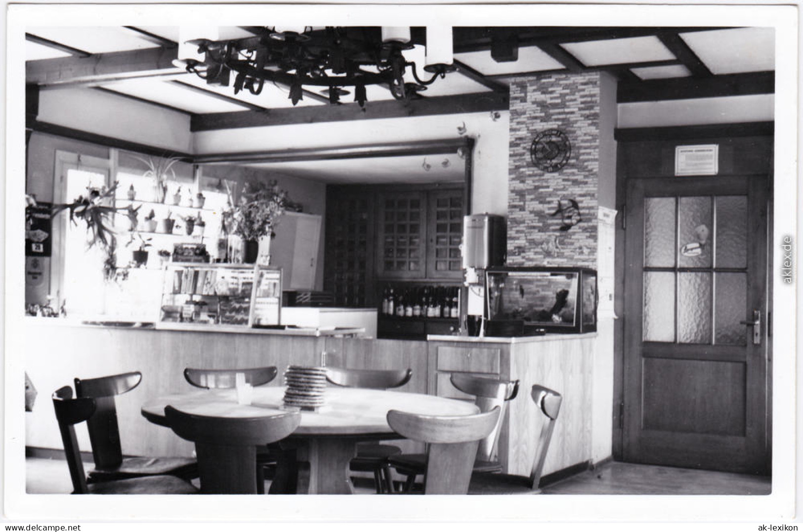 Ansichtskarte  Bar Von Kneipe/Restaurant Innen 1955 Privatfoto - Unclassified