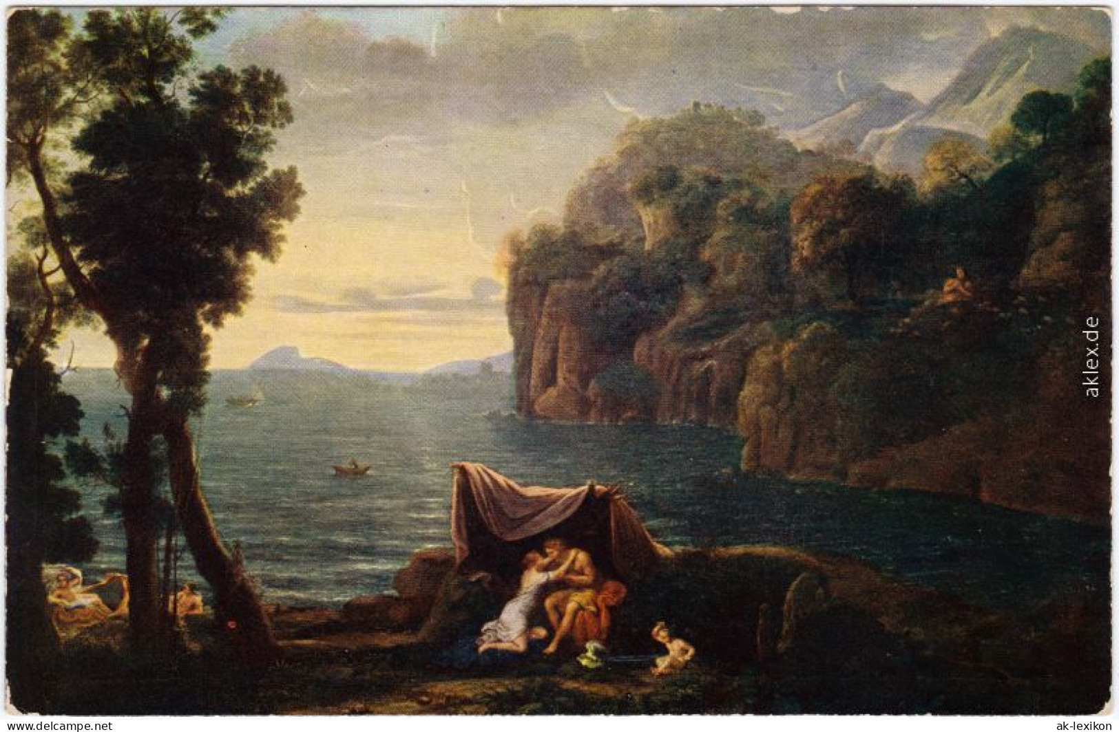 Ansichtskarte  Claude Lorrain - Acis Und Galatea 1913 - Pintura & Cuadros