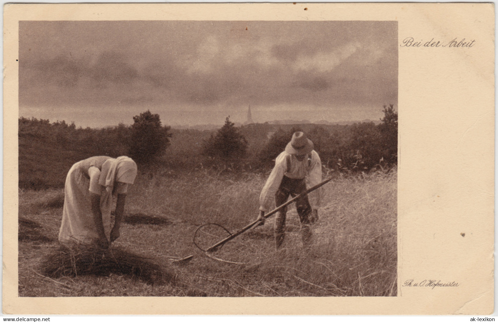 Ansichtskarte  Bauern Bei Der Heuarbeit 1930 - Farmers