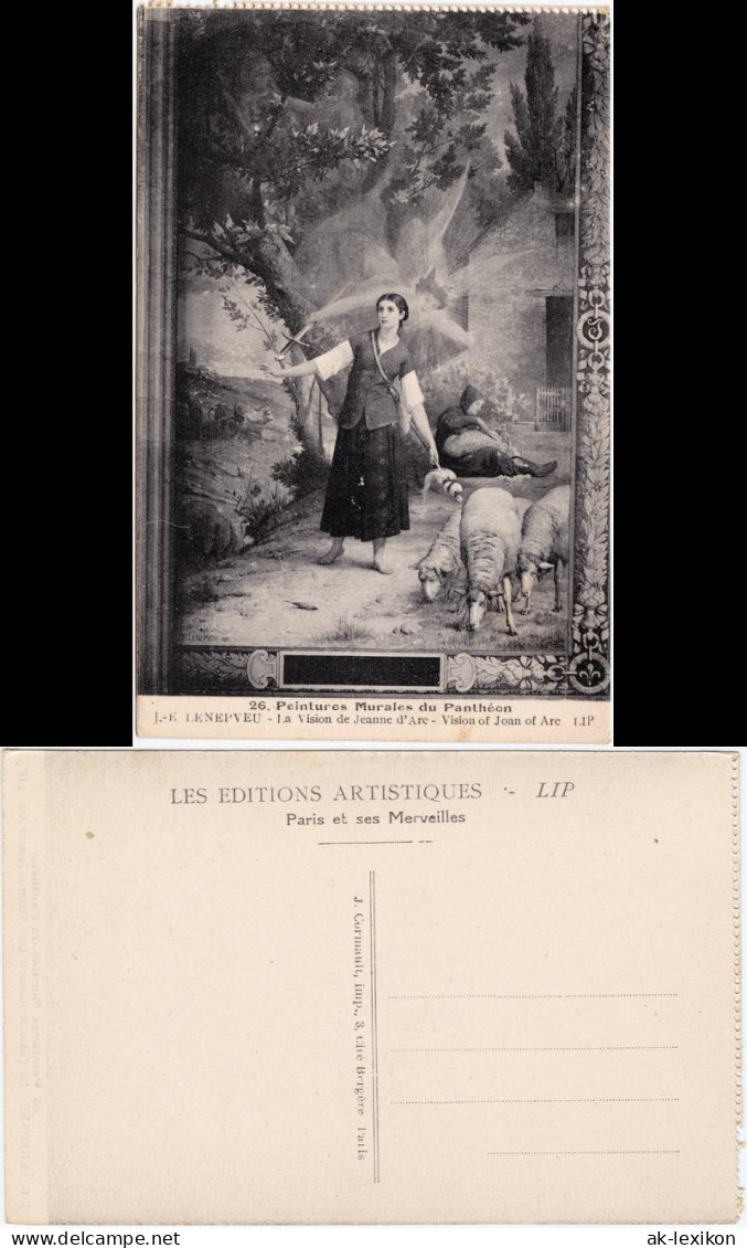 Ansichtskarte  Peintures Murales Du Panthéon: La Vision De Jeanne D'Arc 1930 - 1900-1949