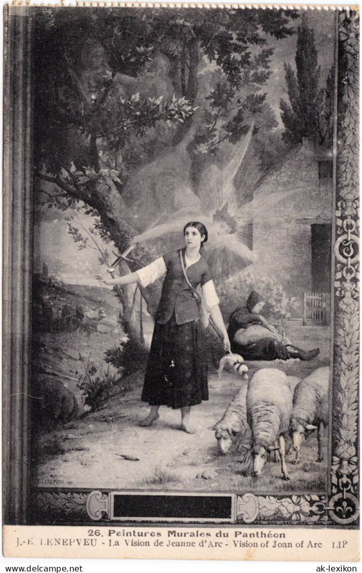 Ansichtskarte  Peintures Murales Du Panthéon: La Vision De Jeanne D'Arc 1930 - 1900-1949