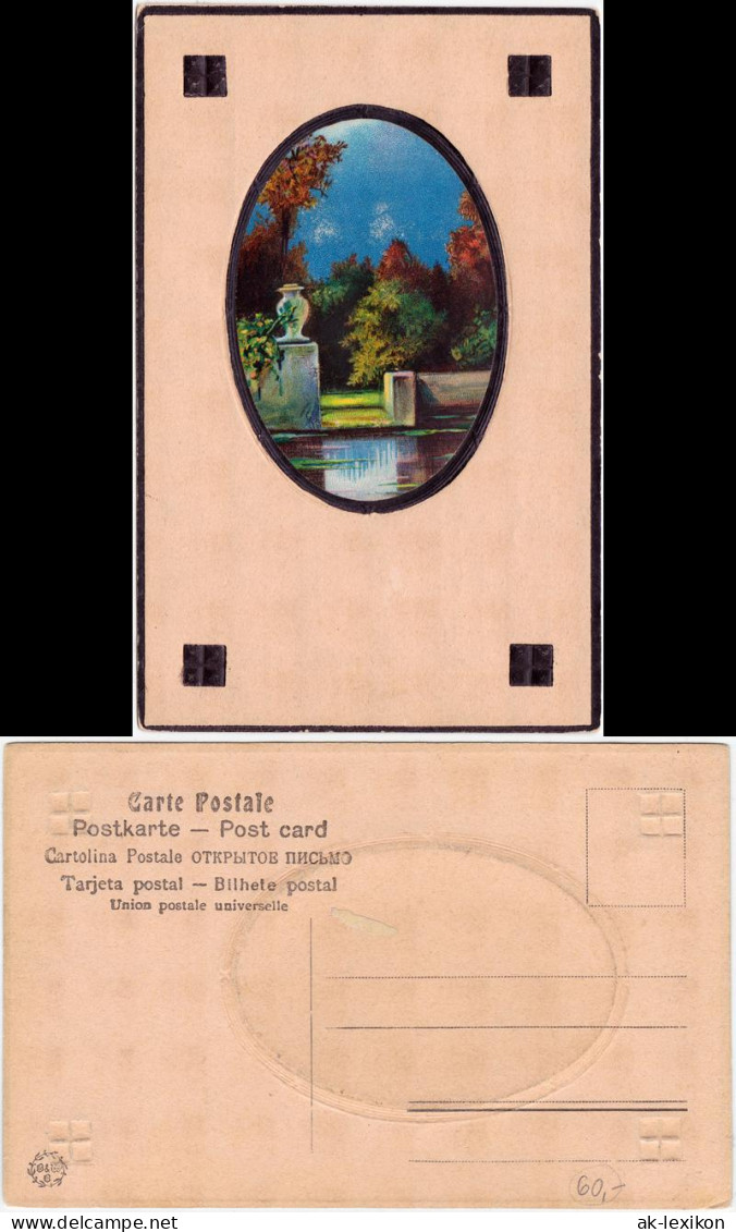 Ansichtskarte  Prägekarte - Garten - Künstlerkarte 1912 - 1900-1949