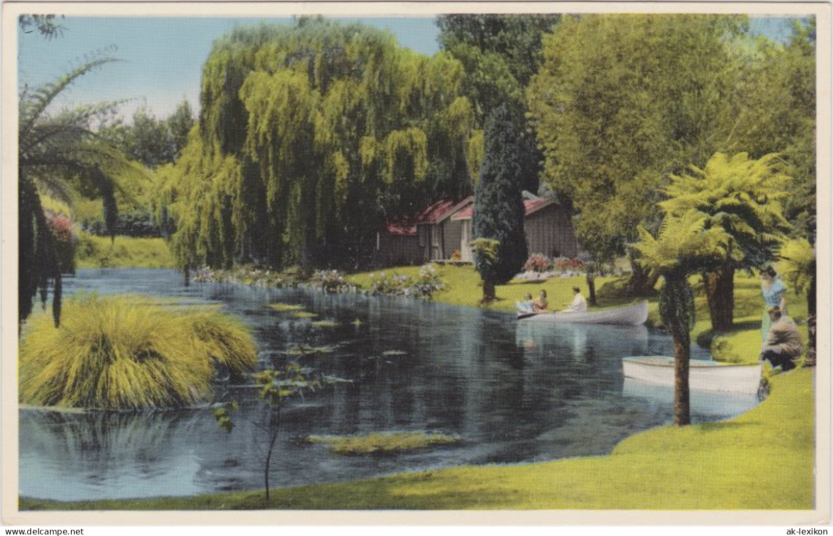Postcard Rotorua Hamurana Springs 1938 - New Zealand