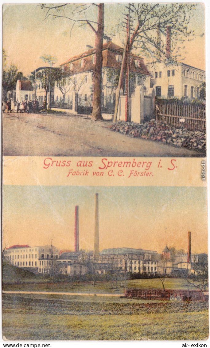 Neusalza Spremberg Nowosólc 2 Bild Fabrik Von CC Förster 1913 - Neusalza-Spremberg