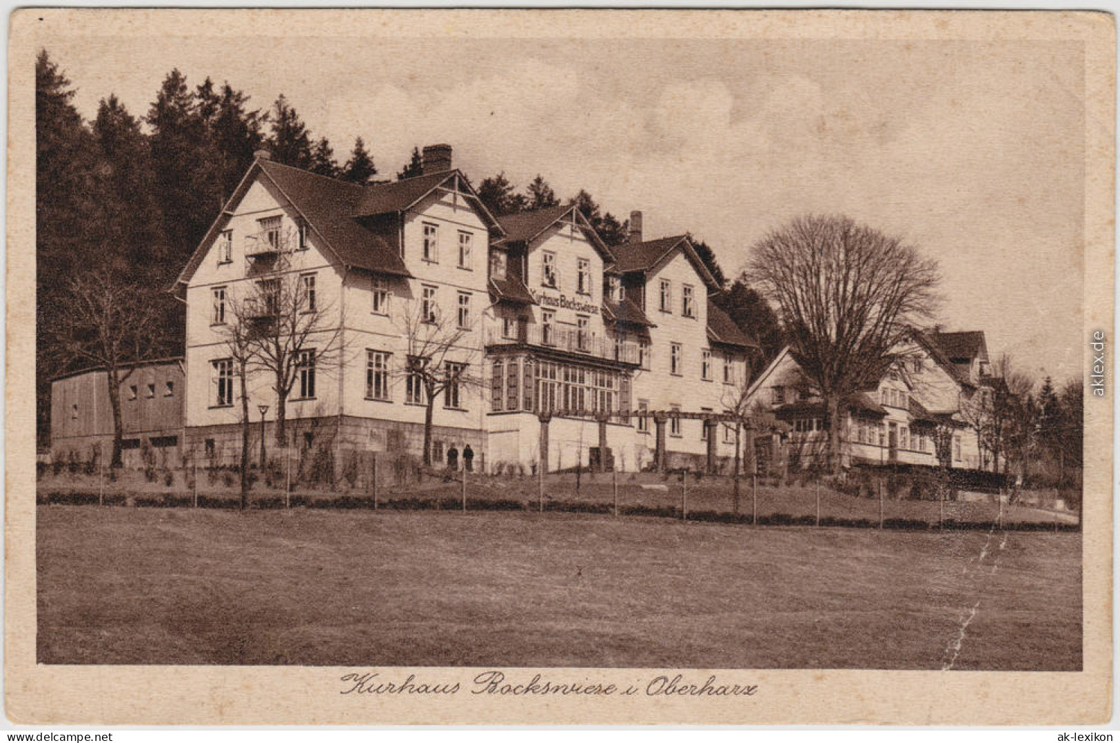 Ansichtskarte Hahnenklee Bockswiese Goslar Kurhaus Bockwiese 1928 - Goslar