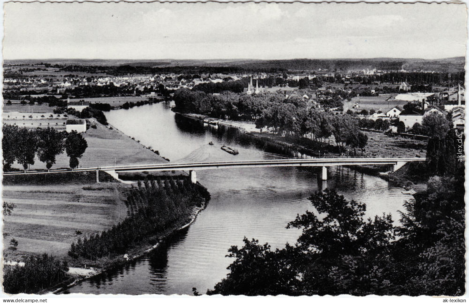 Bad Wimpfen Blick Ins Neckartal 1965  - Bad Wimpfen