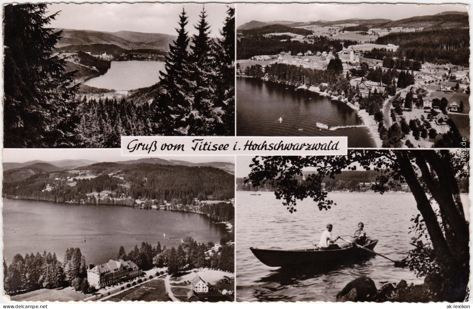 Titisee-Neustadt Titisee Mehrbild Foto Ansichtskarte 1960 - Titisee-Neustadt