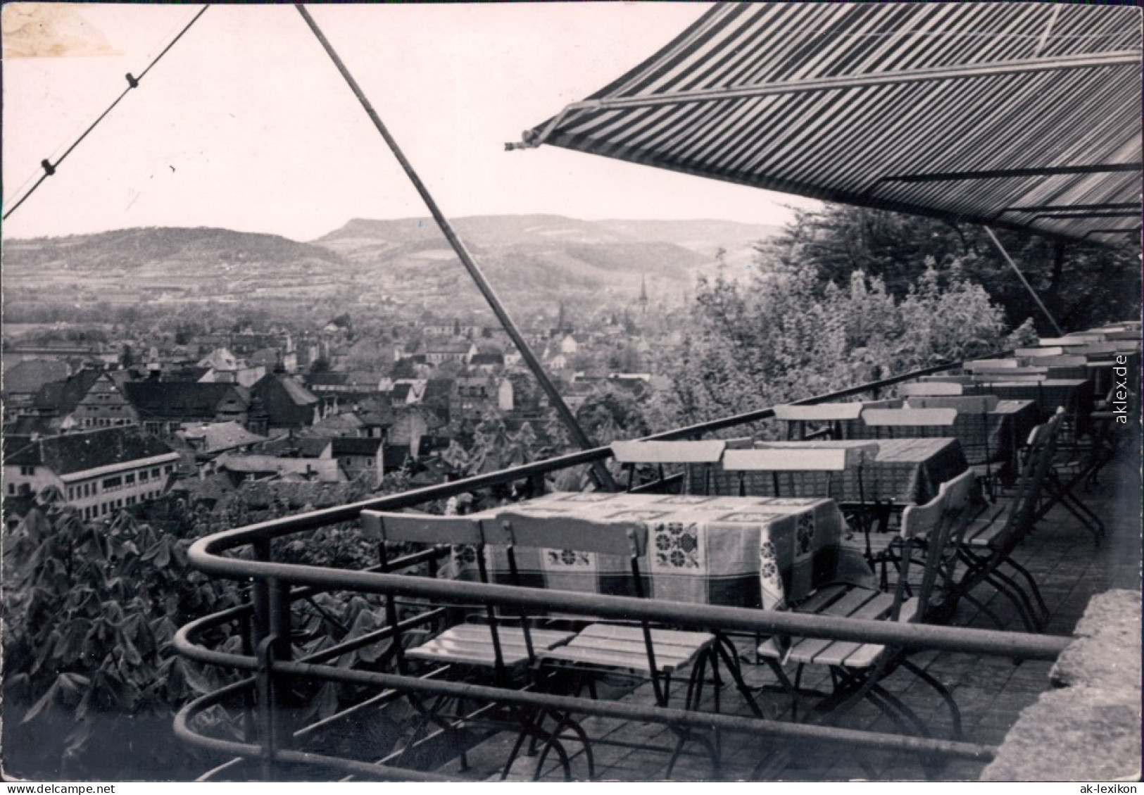 Gaststätten - Gästebereich - Außenansicht Mit Weitblick über Die Stadt 1969 - Unclassified