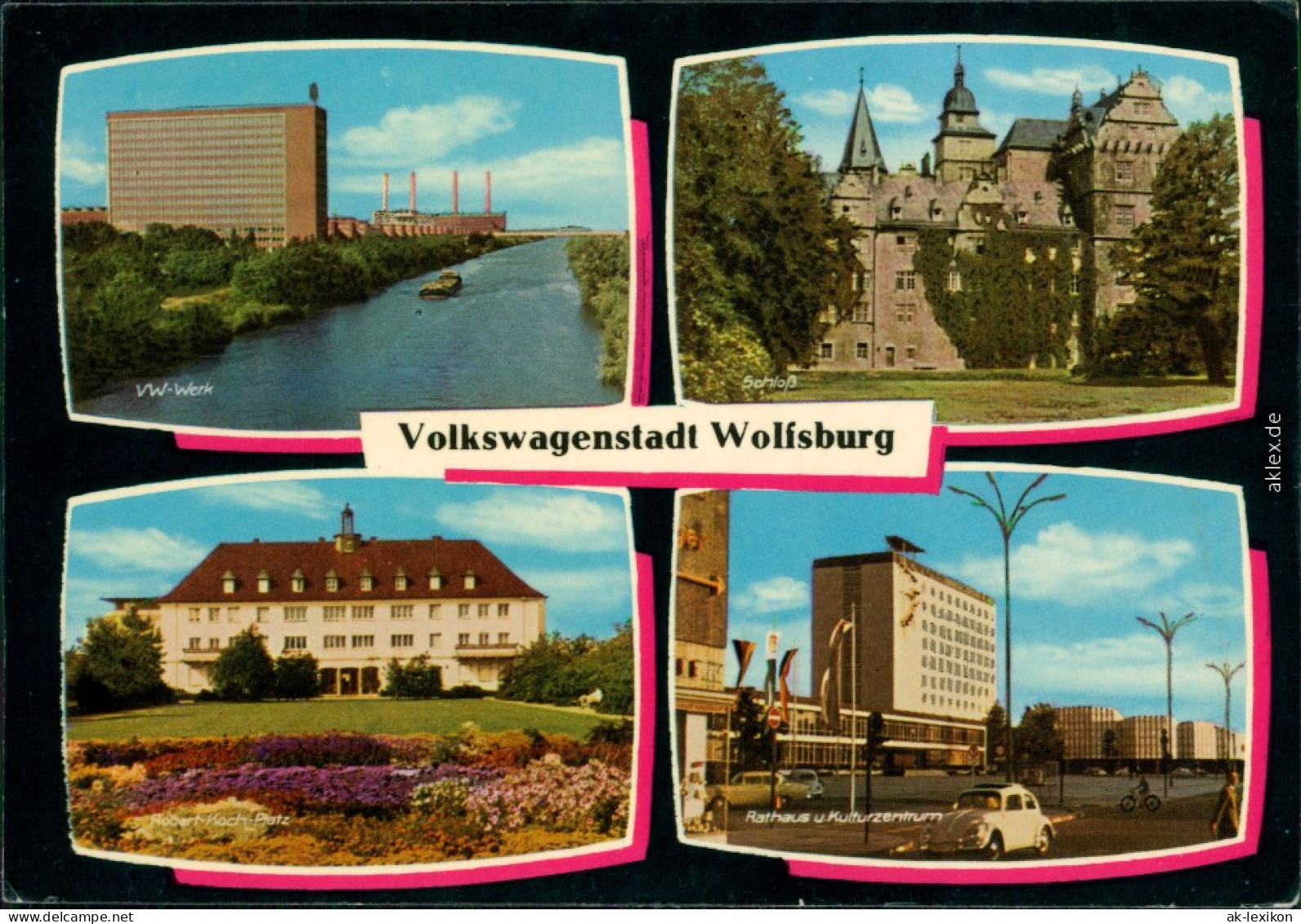 Wolfsburg VW-Werk, Schloss, Robert-Koch-Platz, Rathaus Und Kulturzentrum 1974 - Wolfsburg