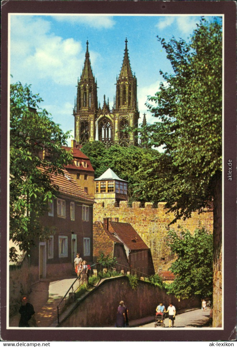 Meißen Hohlweg Ansichtskarte  1983 - Meissen