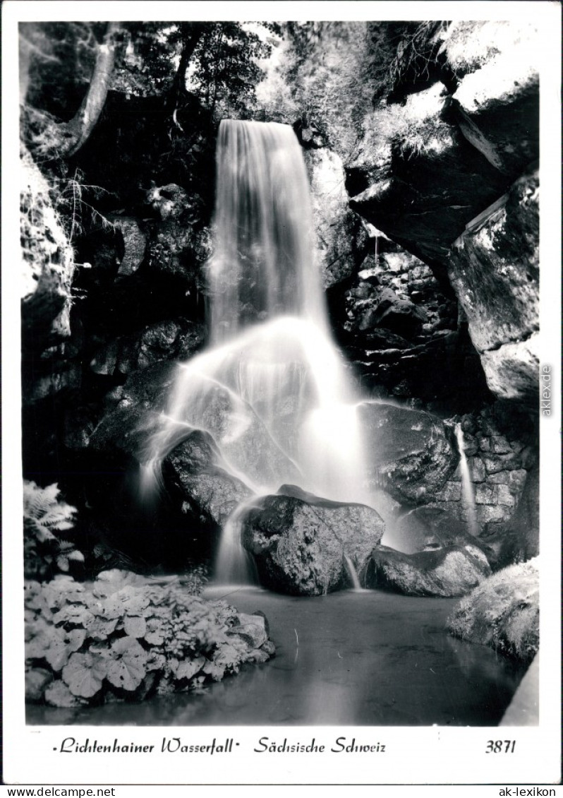 Kirnitzschtal Lichtenhainer Wasserfall 1986 - Kirnitzschtal