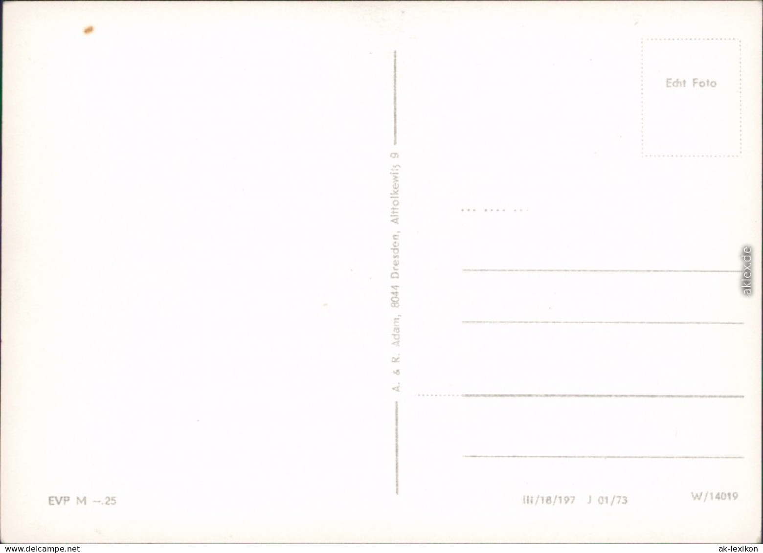 Wehlen Panorama-Ansicht, Straßenpartie  1973 - Wehlen