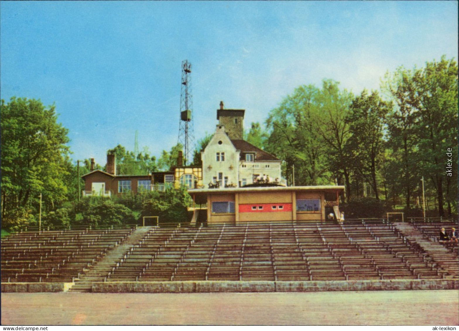 Ansichtskarte Aue (Erzgebirge) Freilichtbühne 1974 - Aue