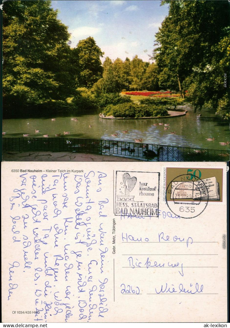 Ansichtskarte Bad Nauheim Kurpark 1980 - Bad Nauheim