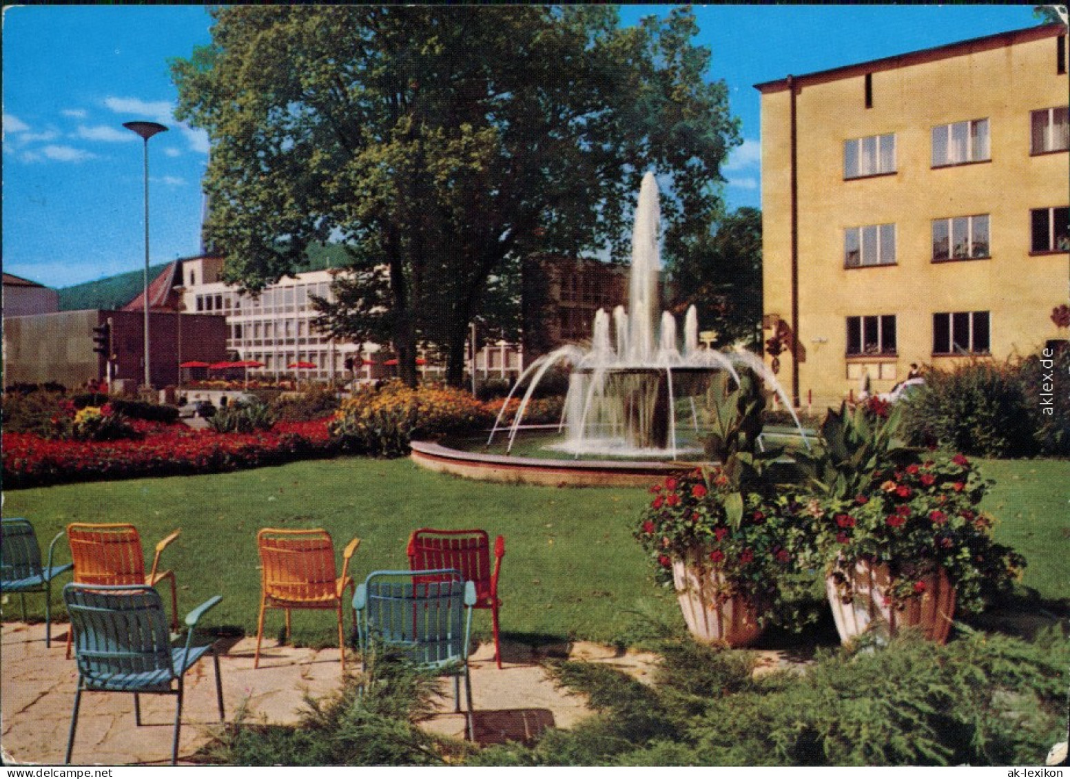 Ansichtskarte Bad Kissingen Marienplatz Mit Springbrunnen 1980 - Bad Kissingen
