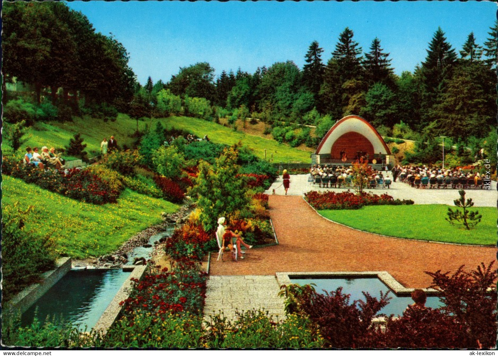Ansichtskarte Winterberg Kurpark 1973 - Winterberg