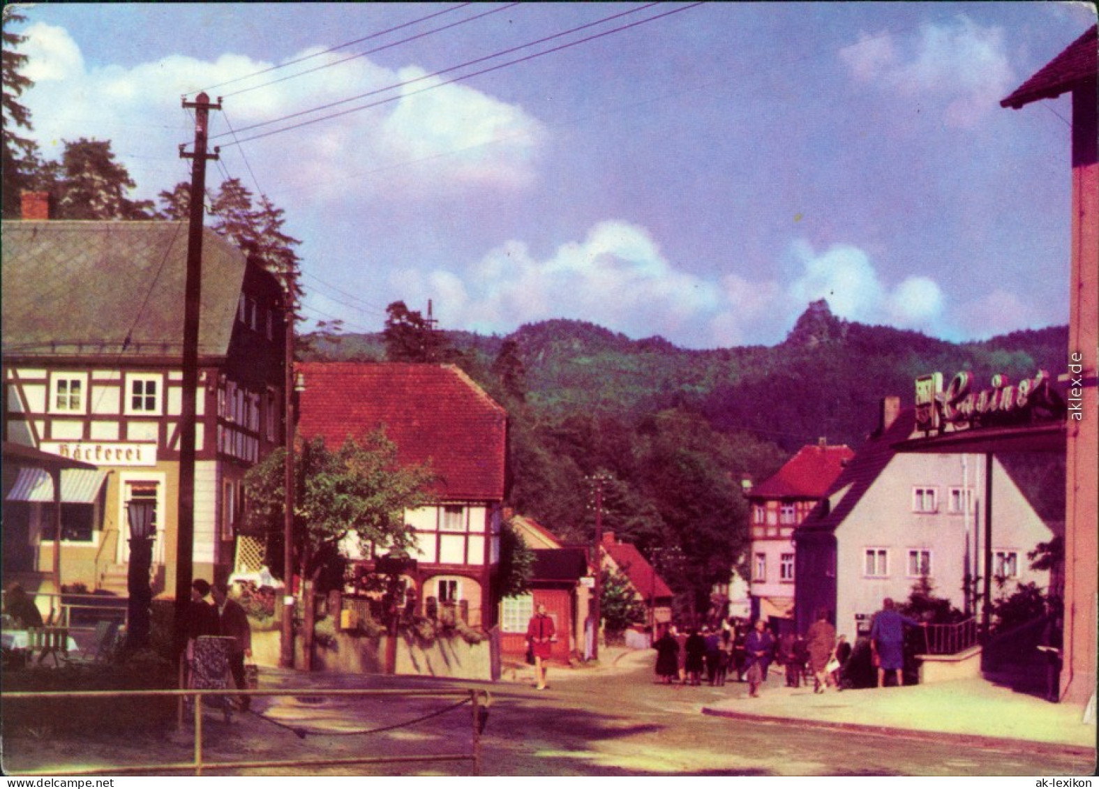 Ansichtskarte Ansichtskarte Oybin Hauptstraße Mit Scharfenstein 1969 - Oybin