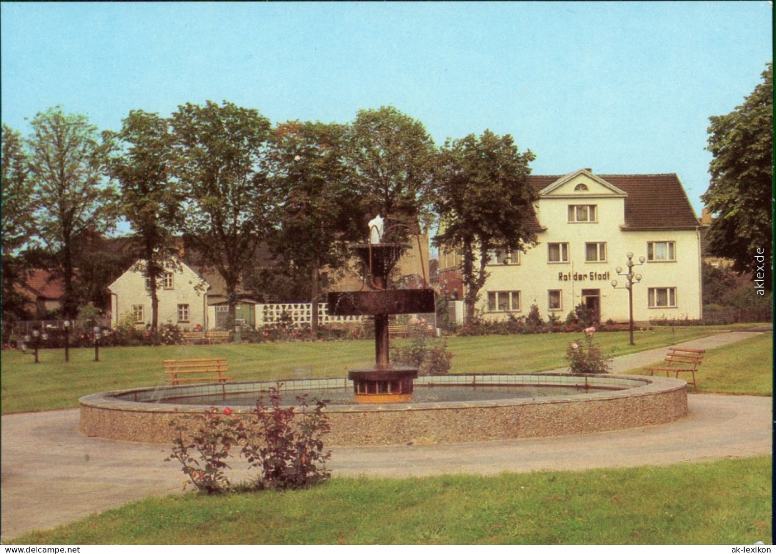 Ansichtskarte Falkenberg (Elster) Marktplatz 1980 - Falkenberg